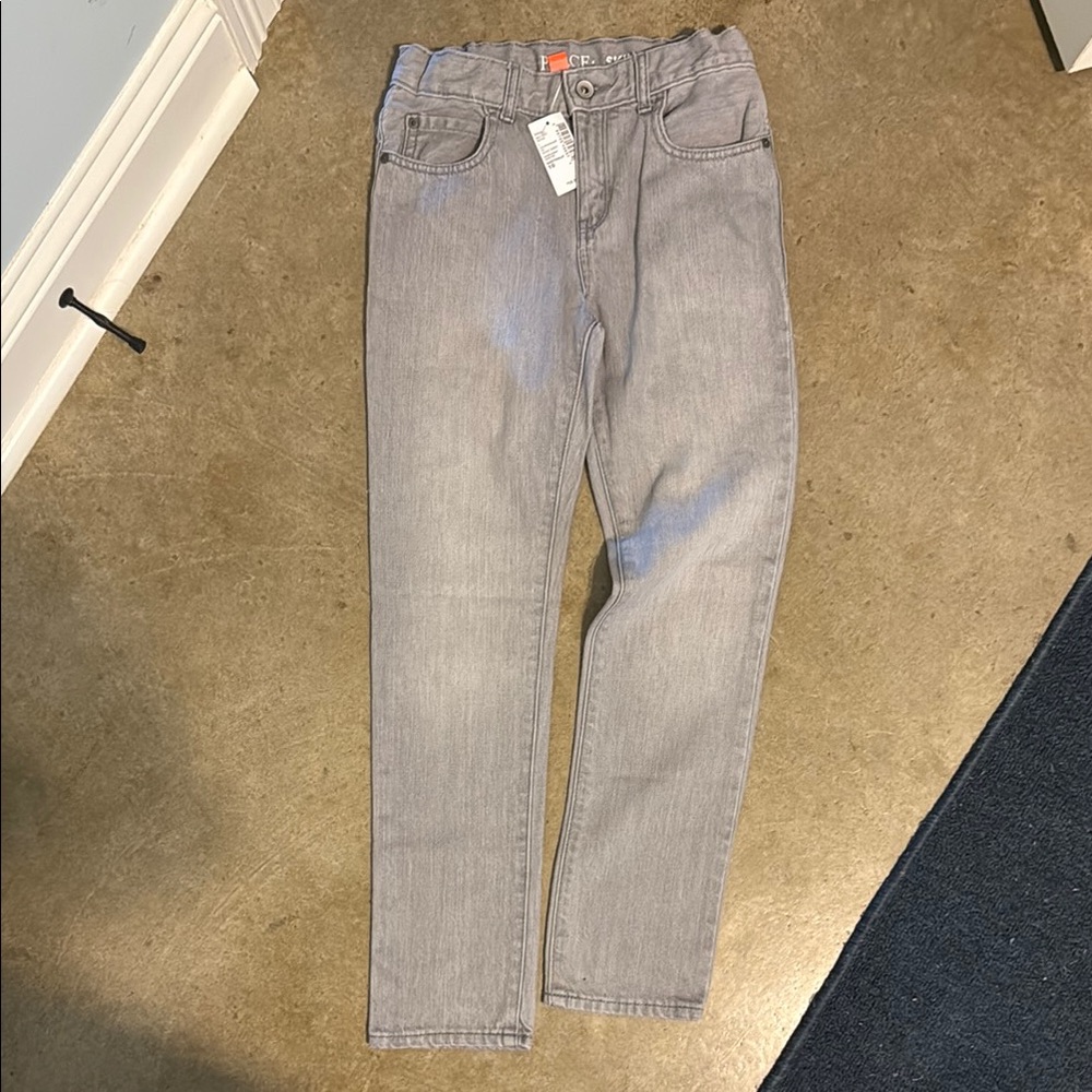 Gray Youth Jeans